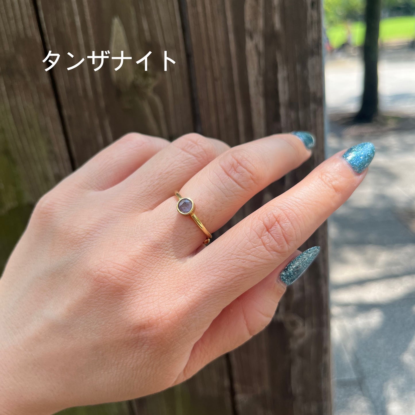 Brass petit ring〈circle〉