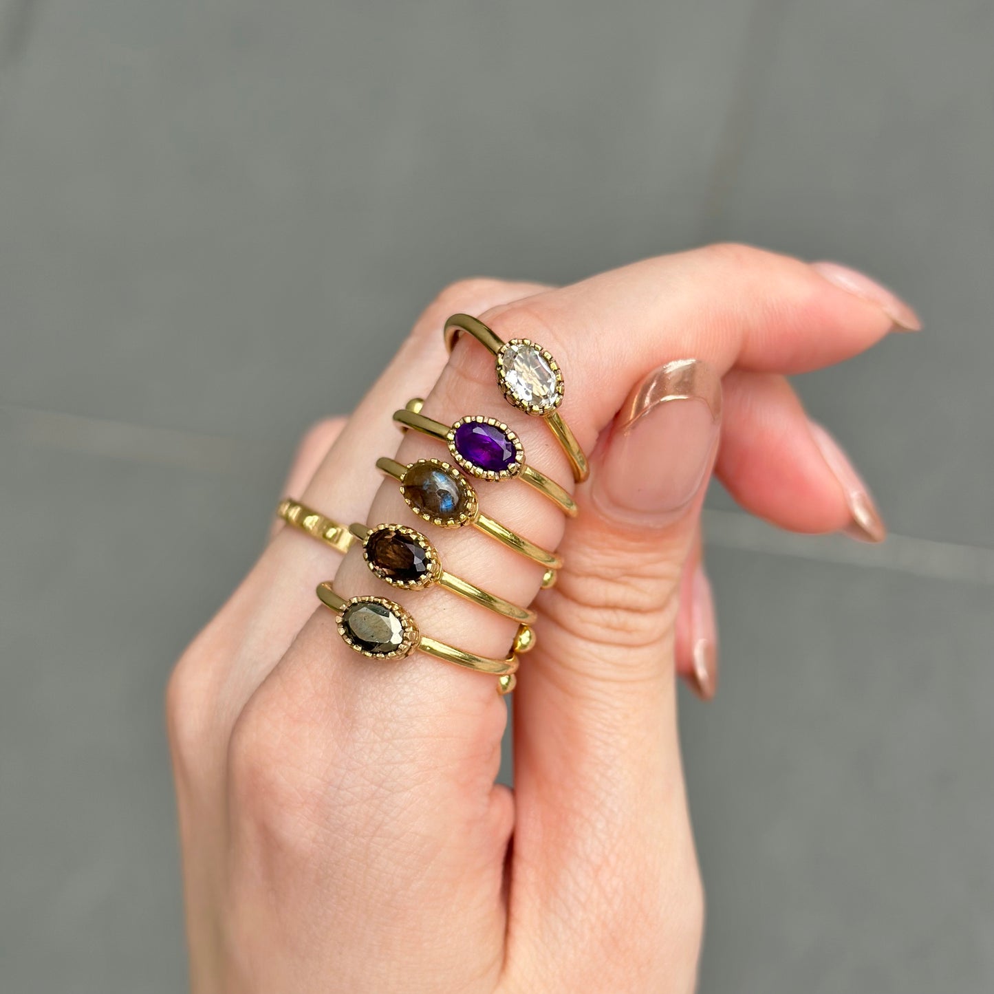 Brass petit ring 4