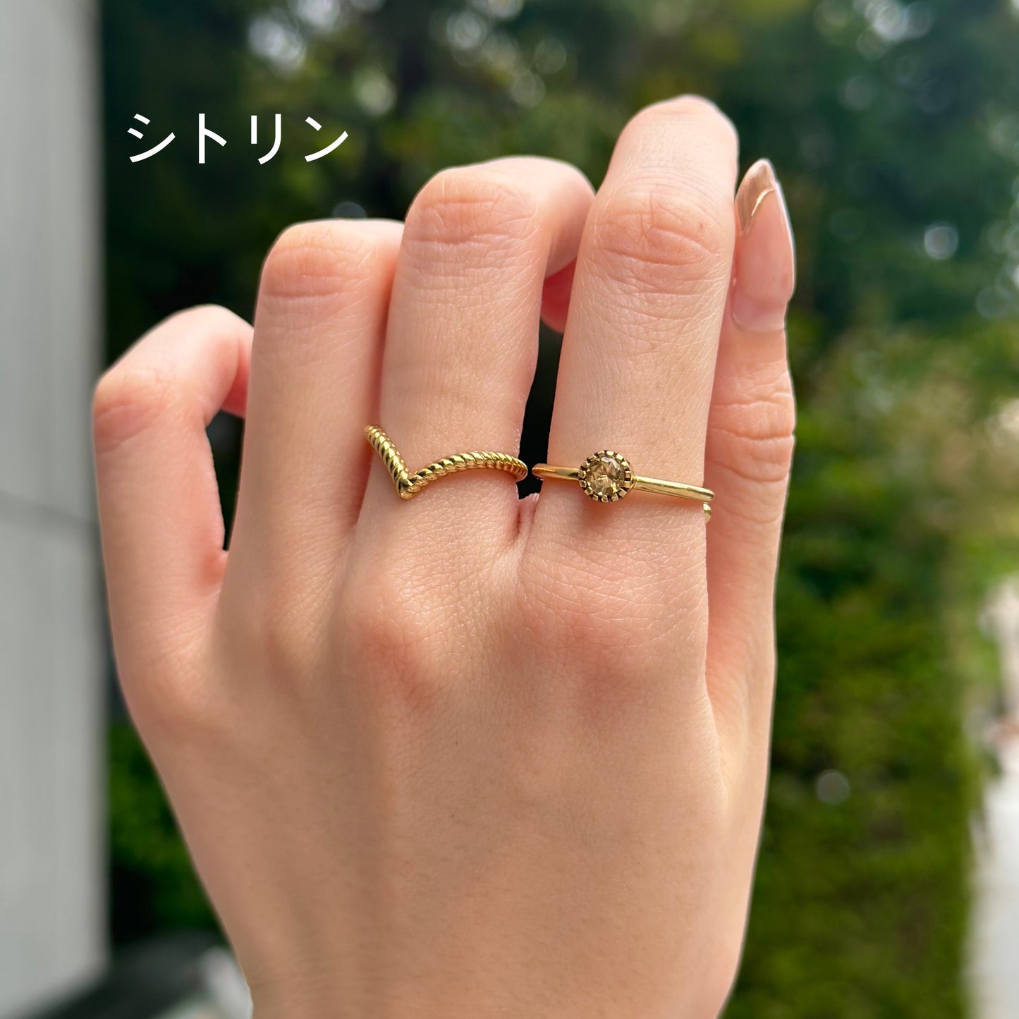 Brass petit ring 6