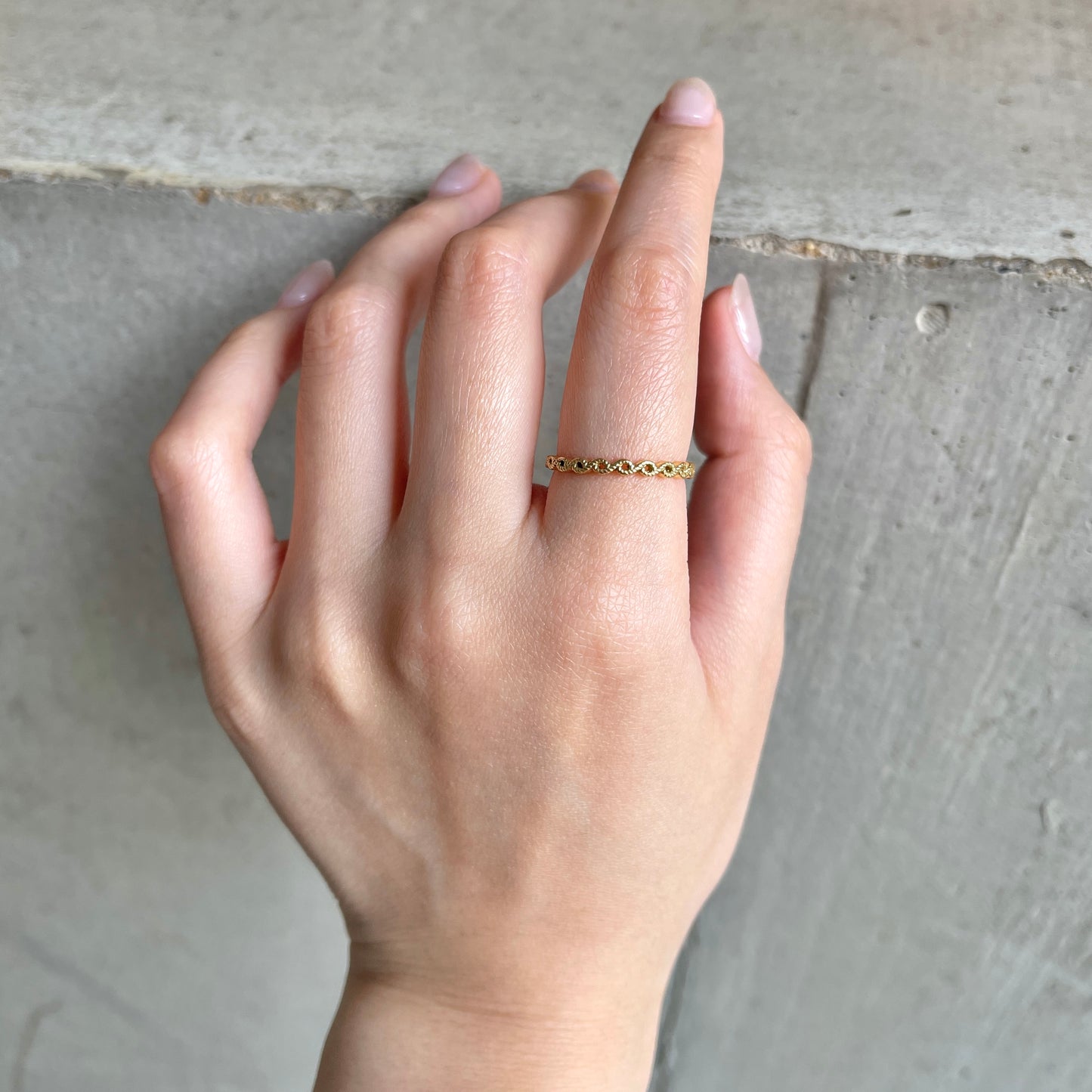 Brass plain ring 9