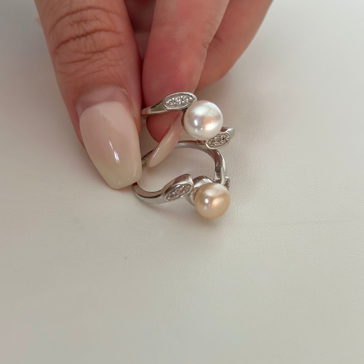 【poco】Pearl design ring 2