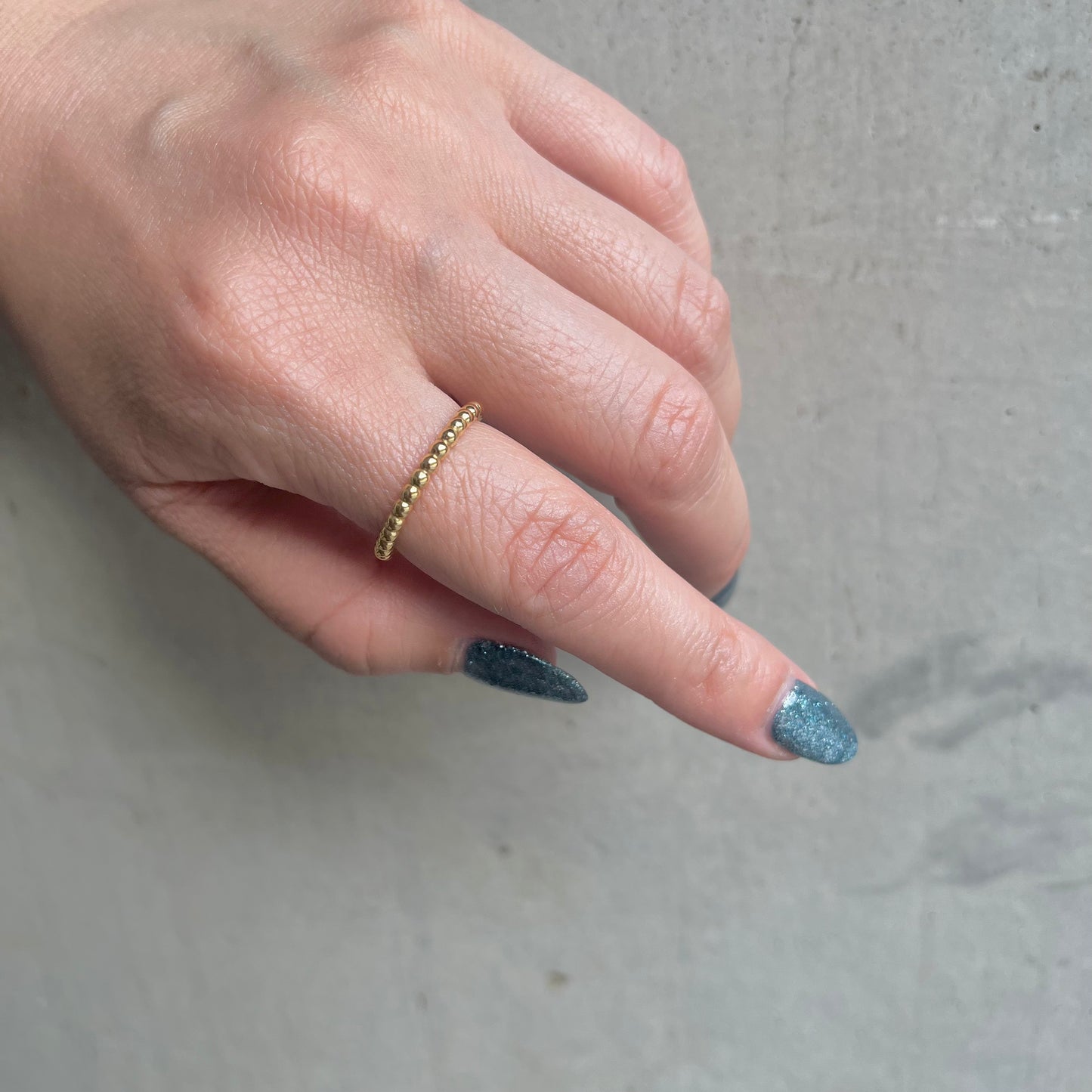Brass plain ring〈tsubu〉