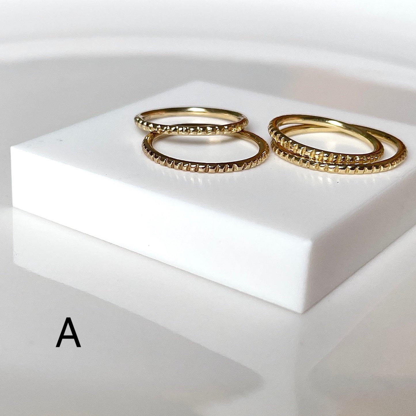 Brass plain ring 7