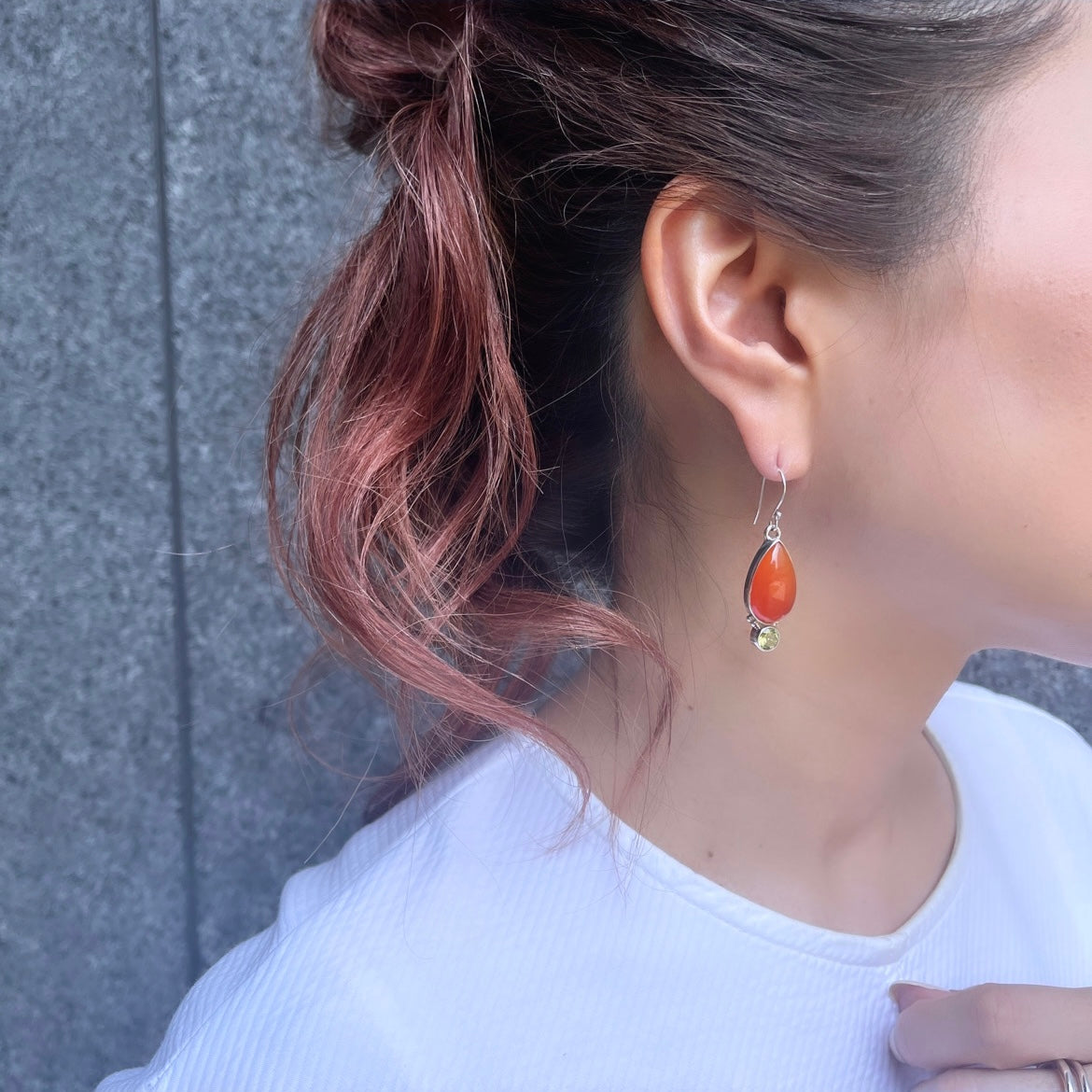Silver925 TearDrop pierce