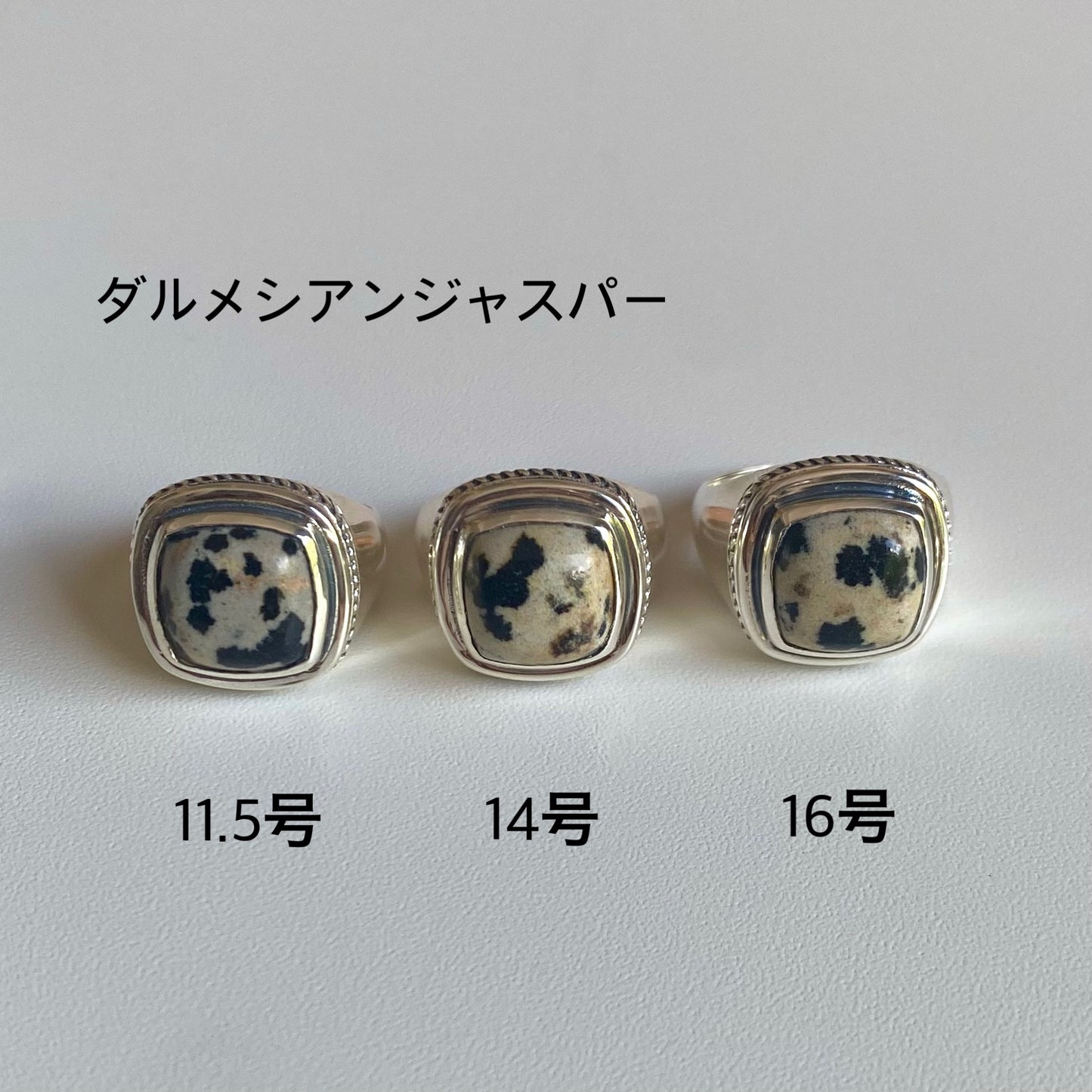 Silver925 square ring 4