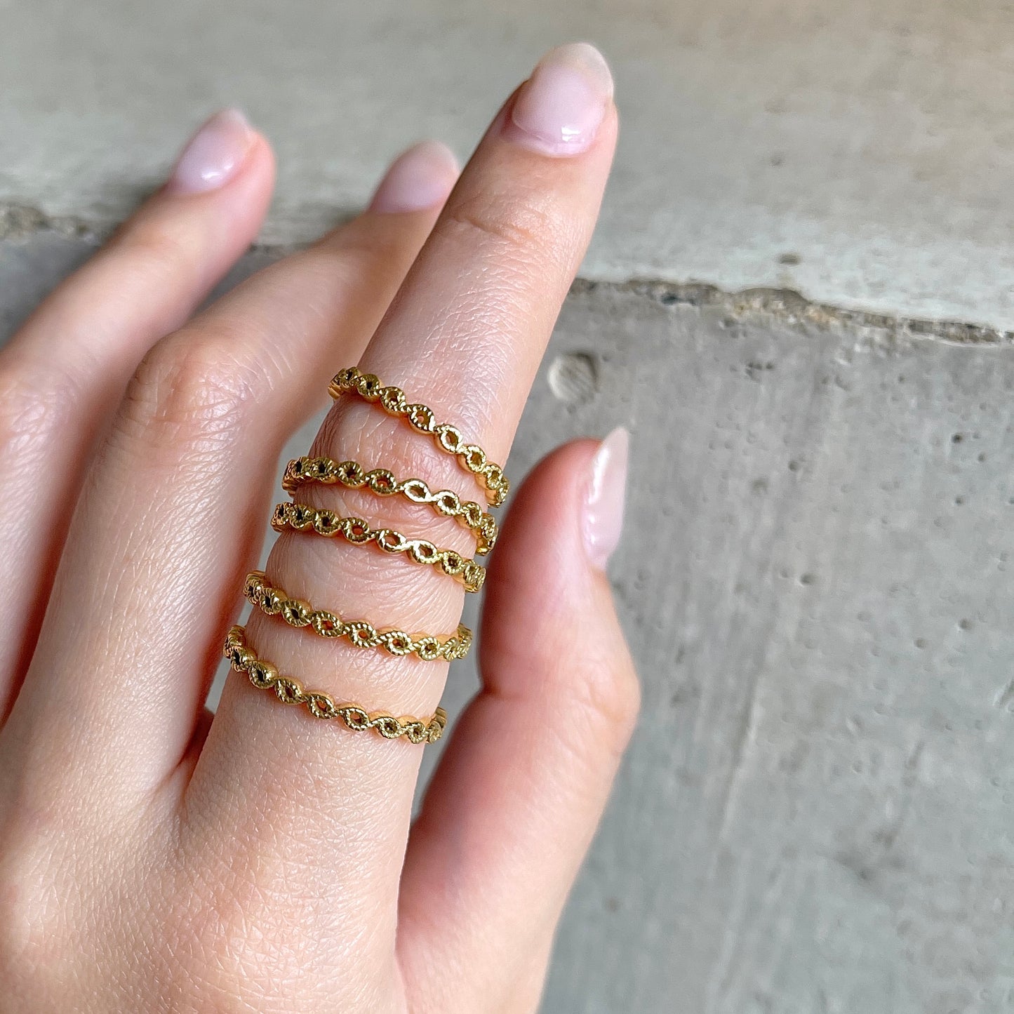 Brass plain ring 9