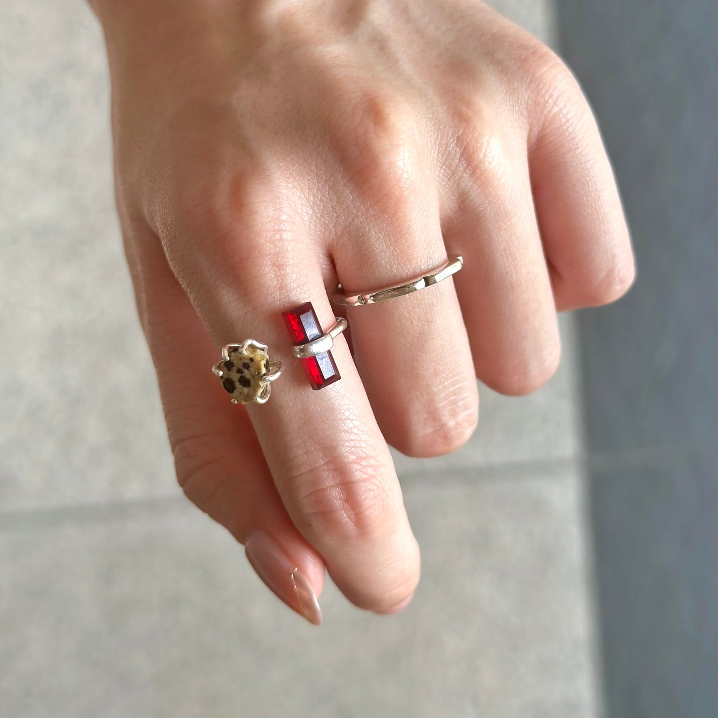 Rough cut fork ring 1