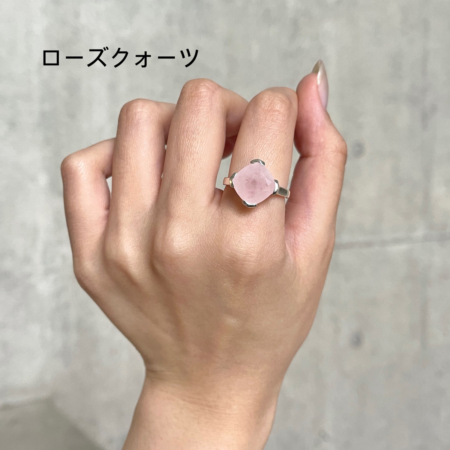 Silver925 Square ring 3