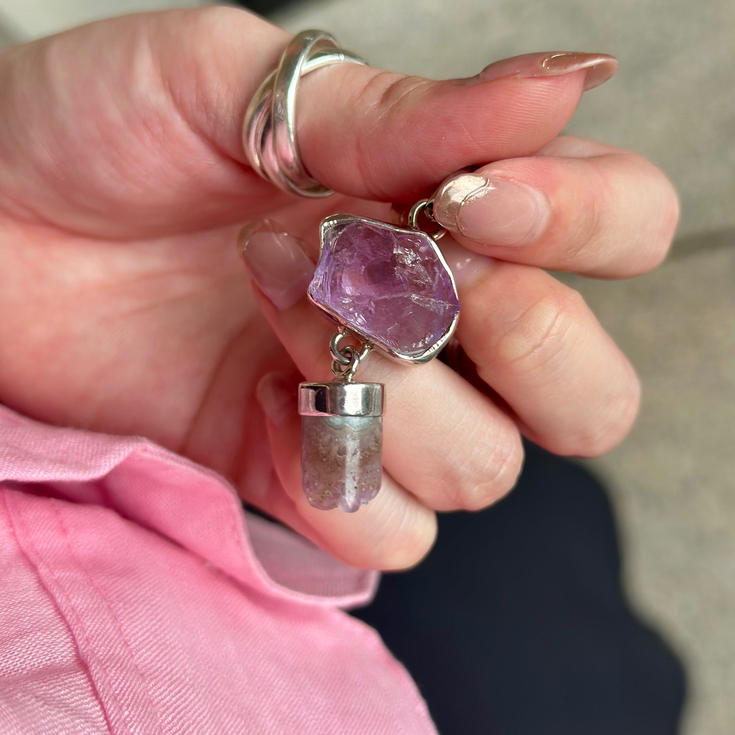 Stone charm