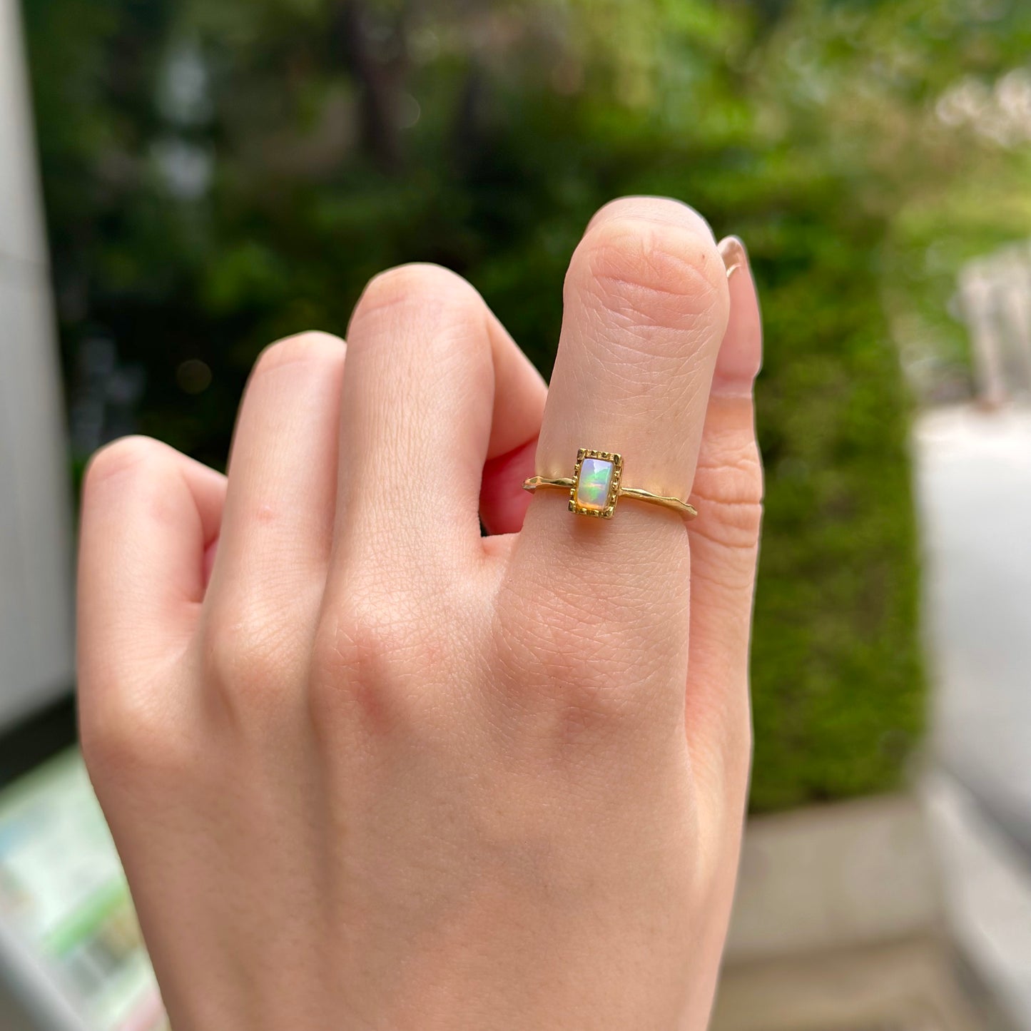 Brass petit ring 5