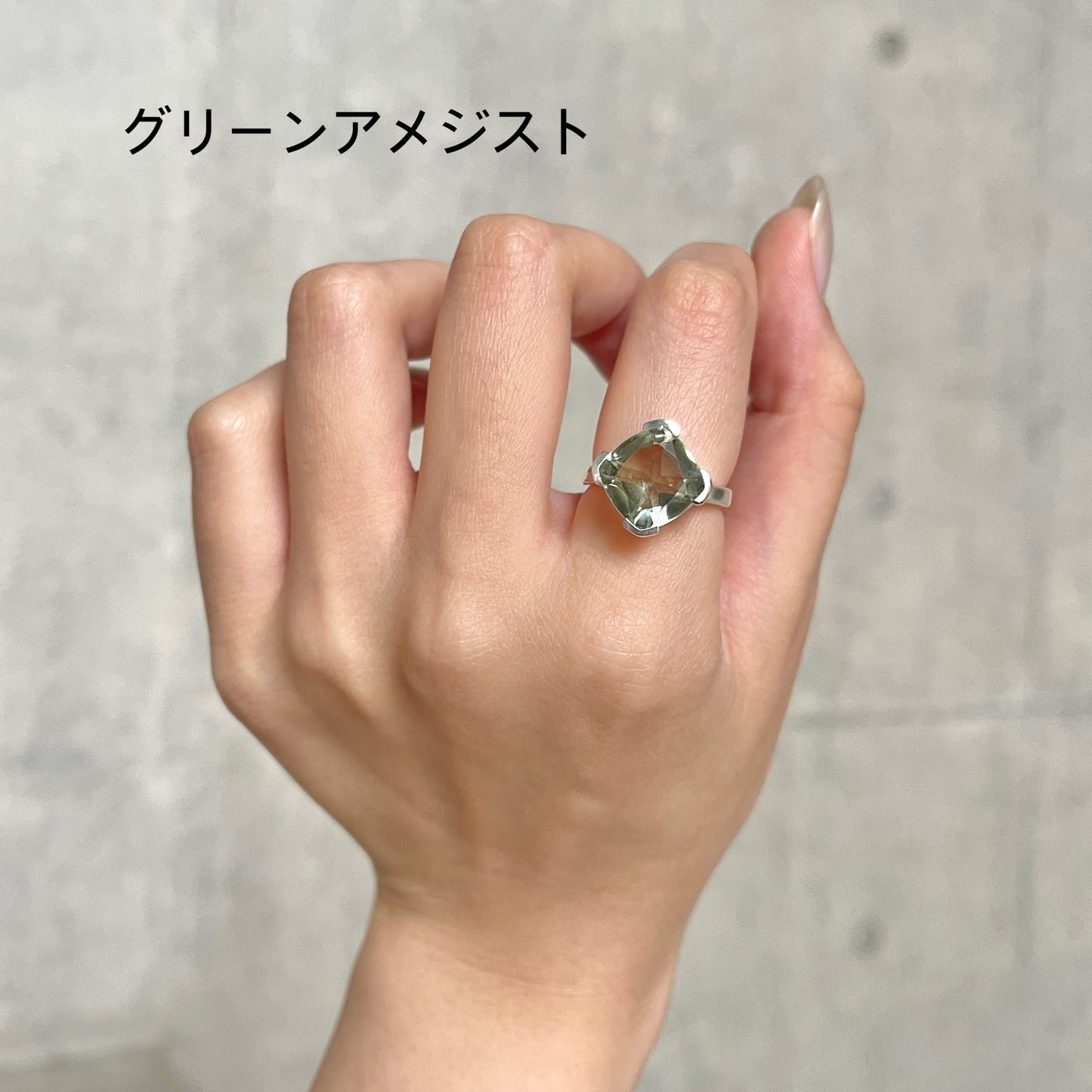 Silver925 Square ring 3
