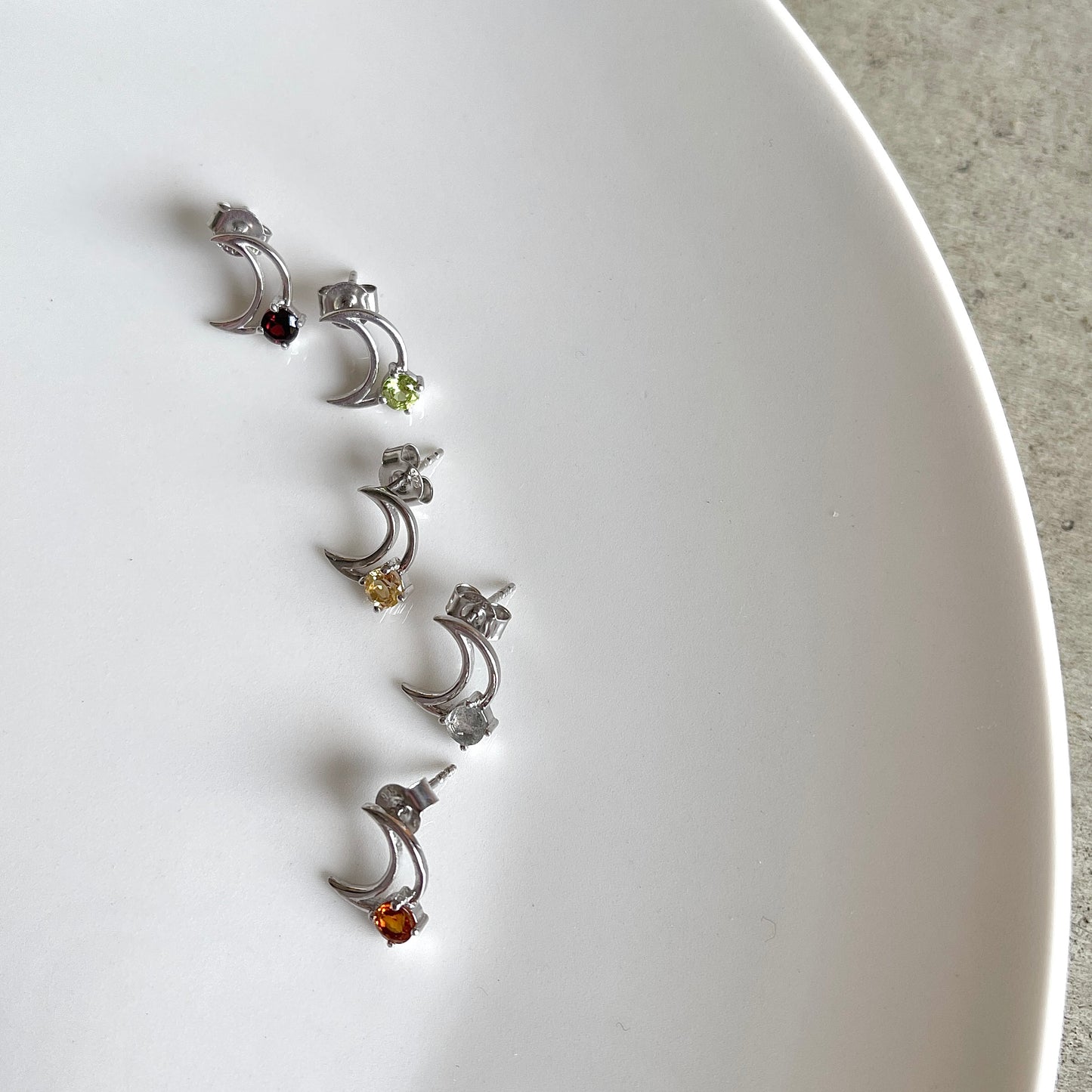 Silver925 Moon pierce 1