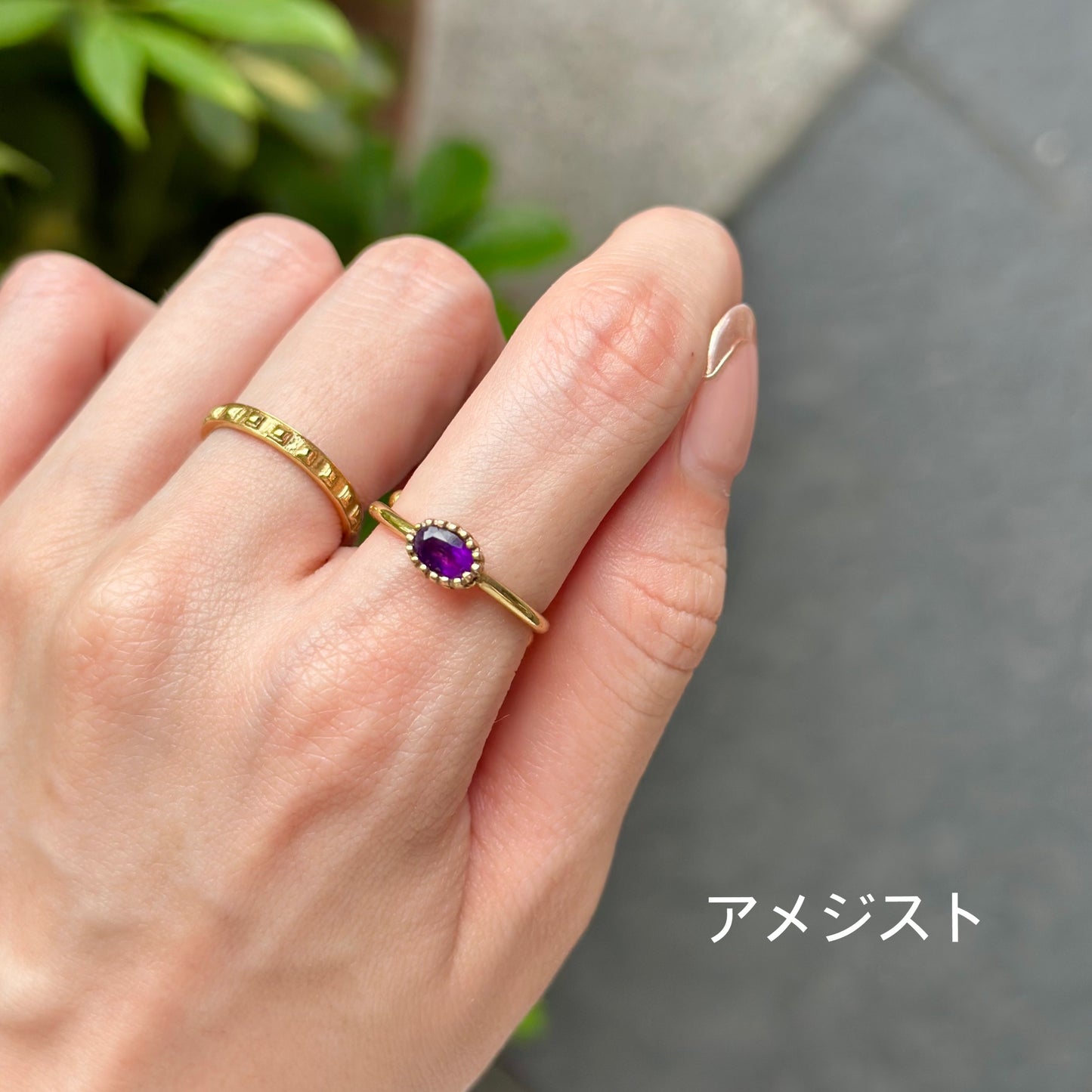 Brass petit ring 4