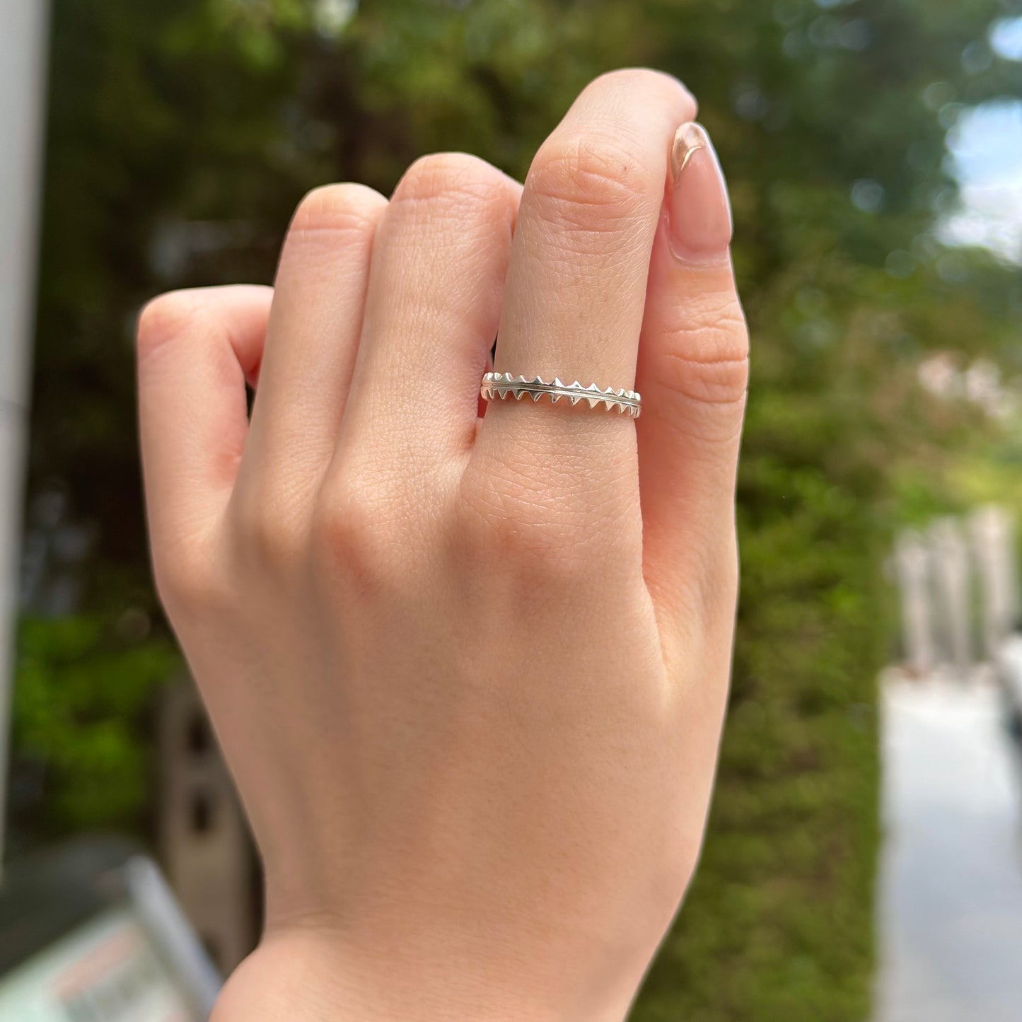 Silver925 plain ring 2
