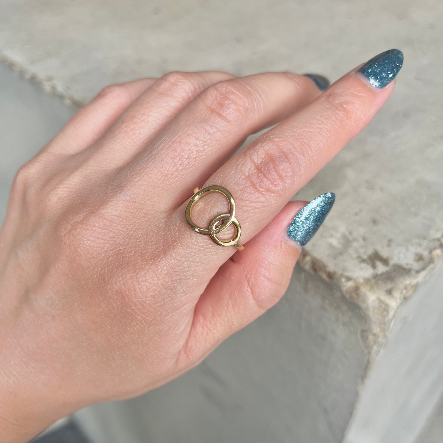 Brass plain ring 5