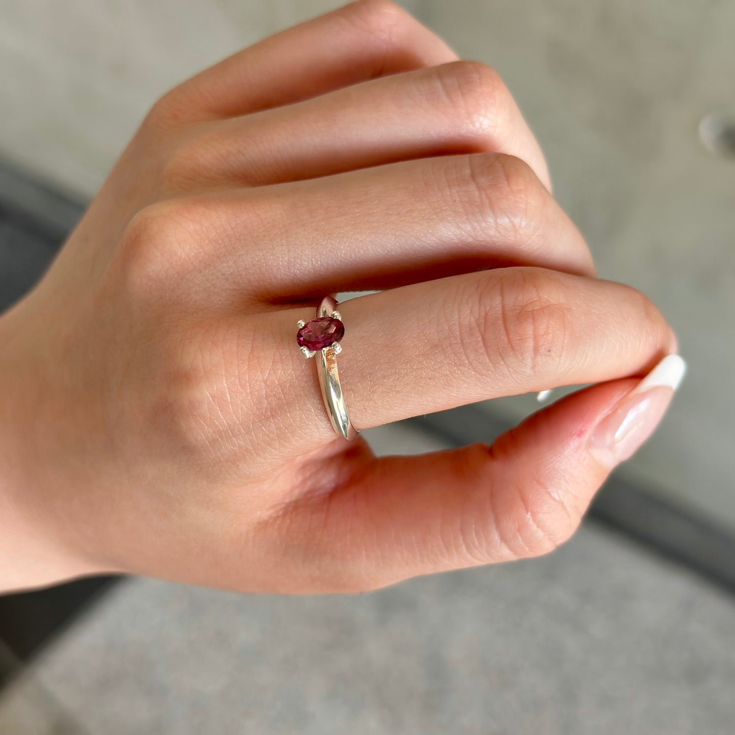 Silver925 tatezume ring