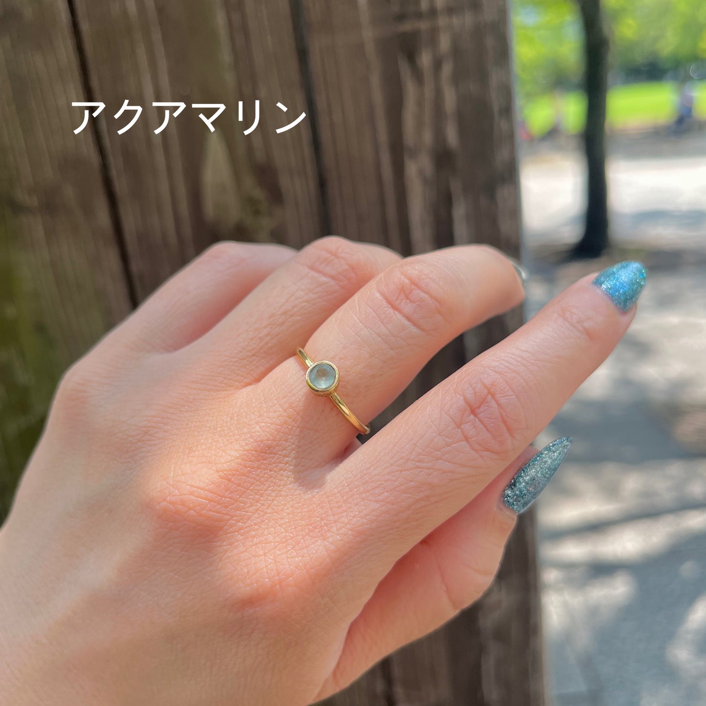 Brass petit ring〈circle〉