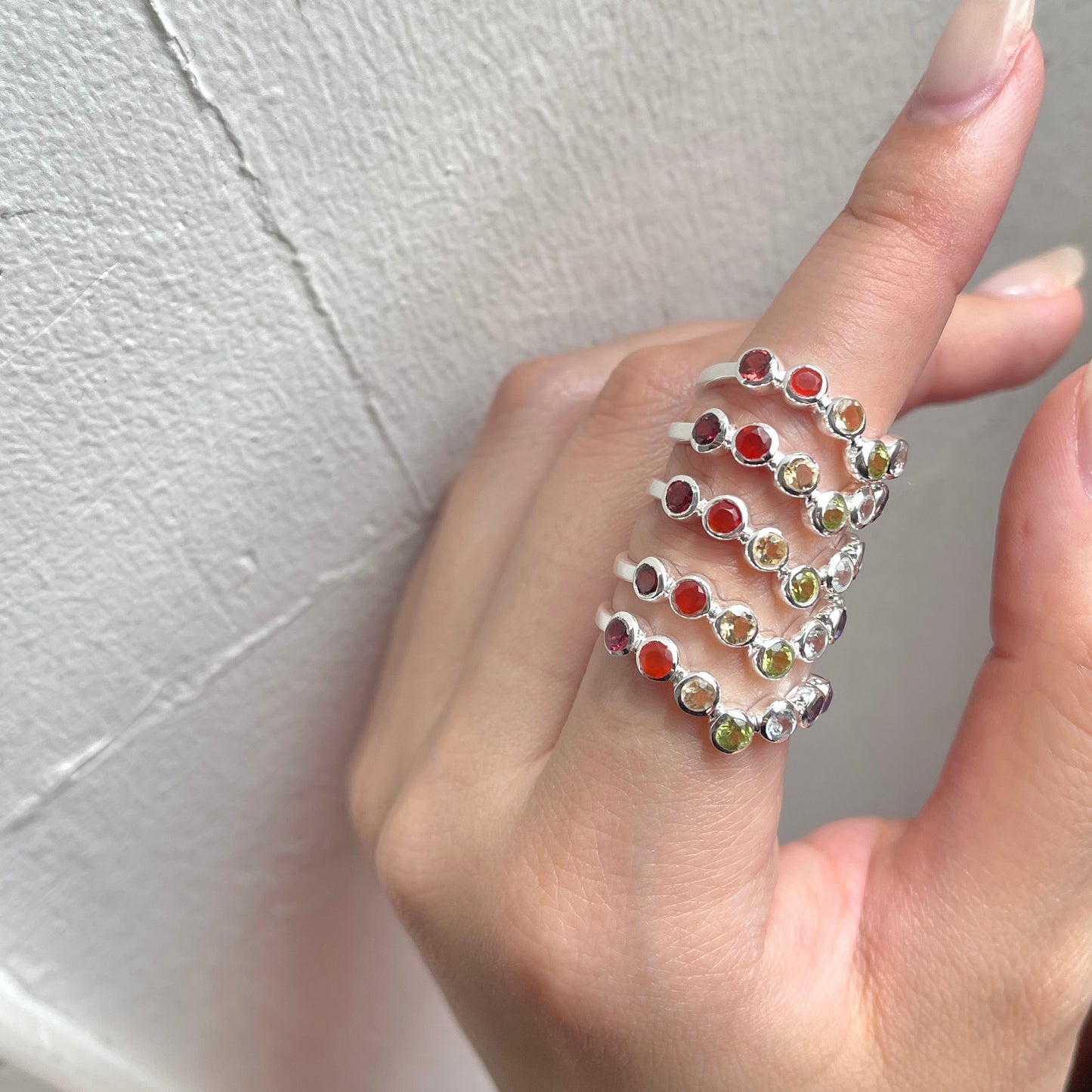 Silver925 7stone ring