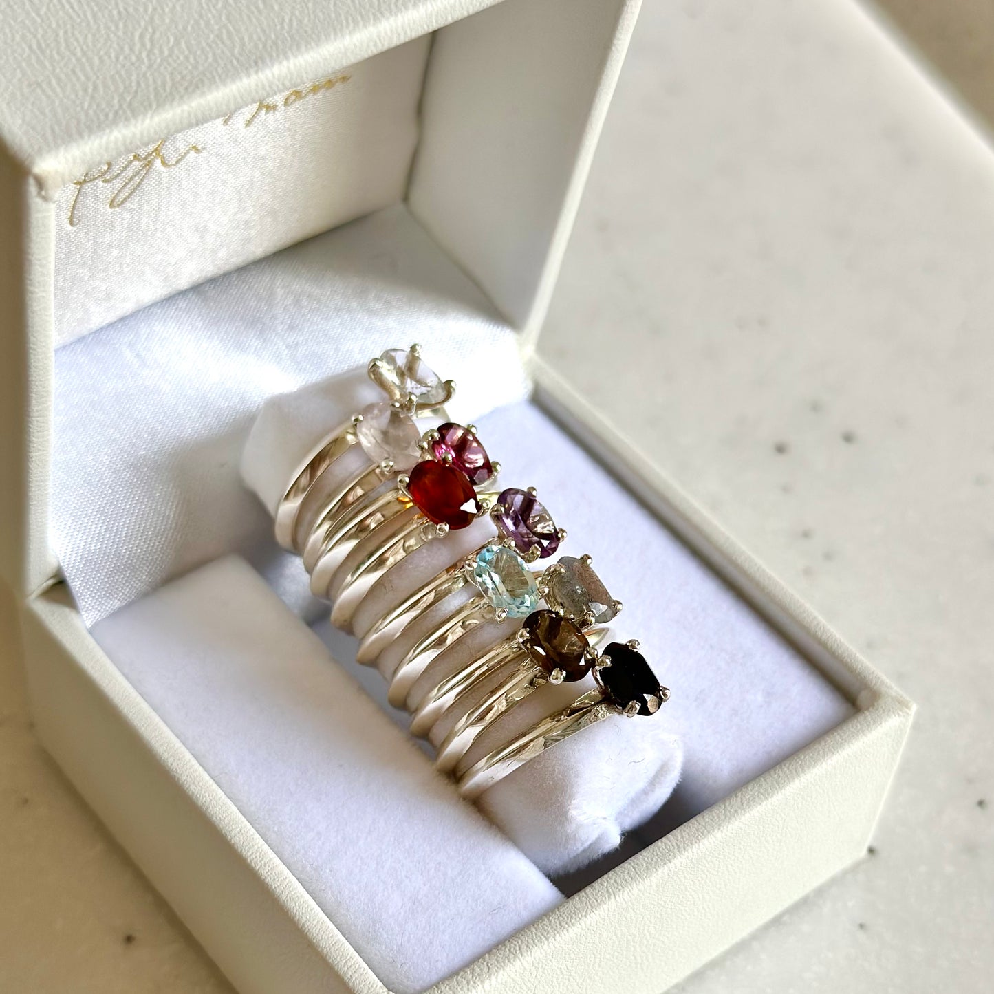 Silver925 tatezume ring