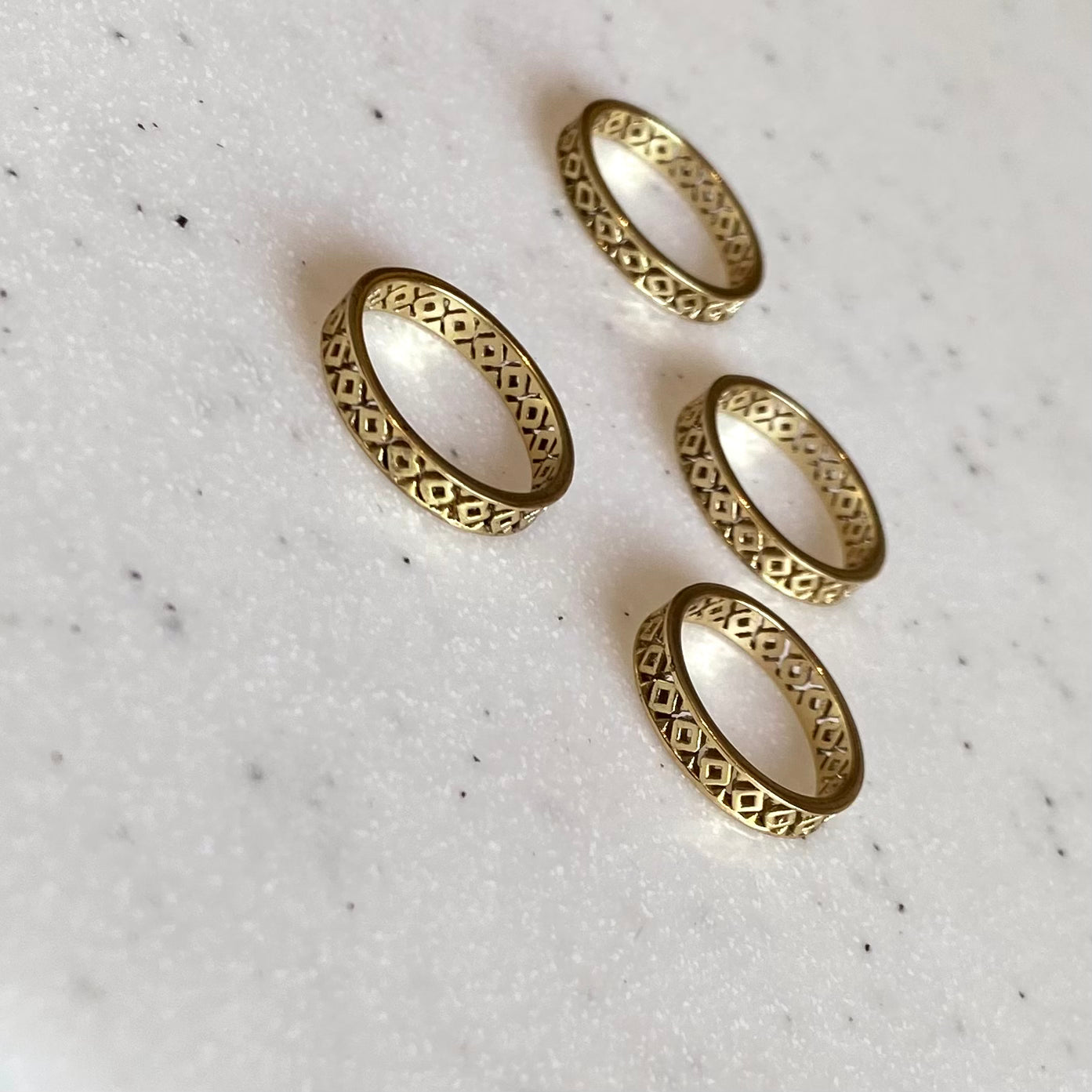 Brass plain ring 13