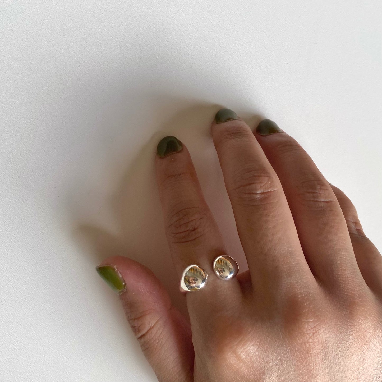 Silver925 plain ring 9