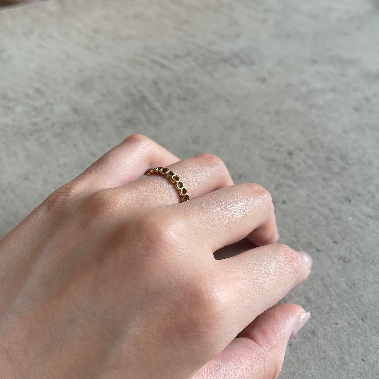 Brass plain ring 9