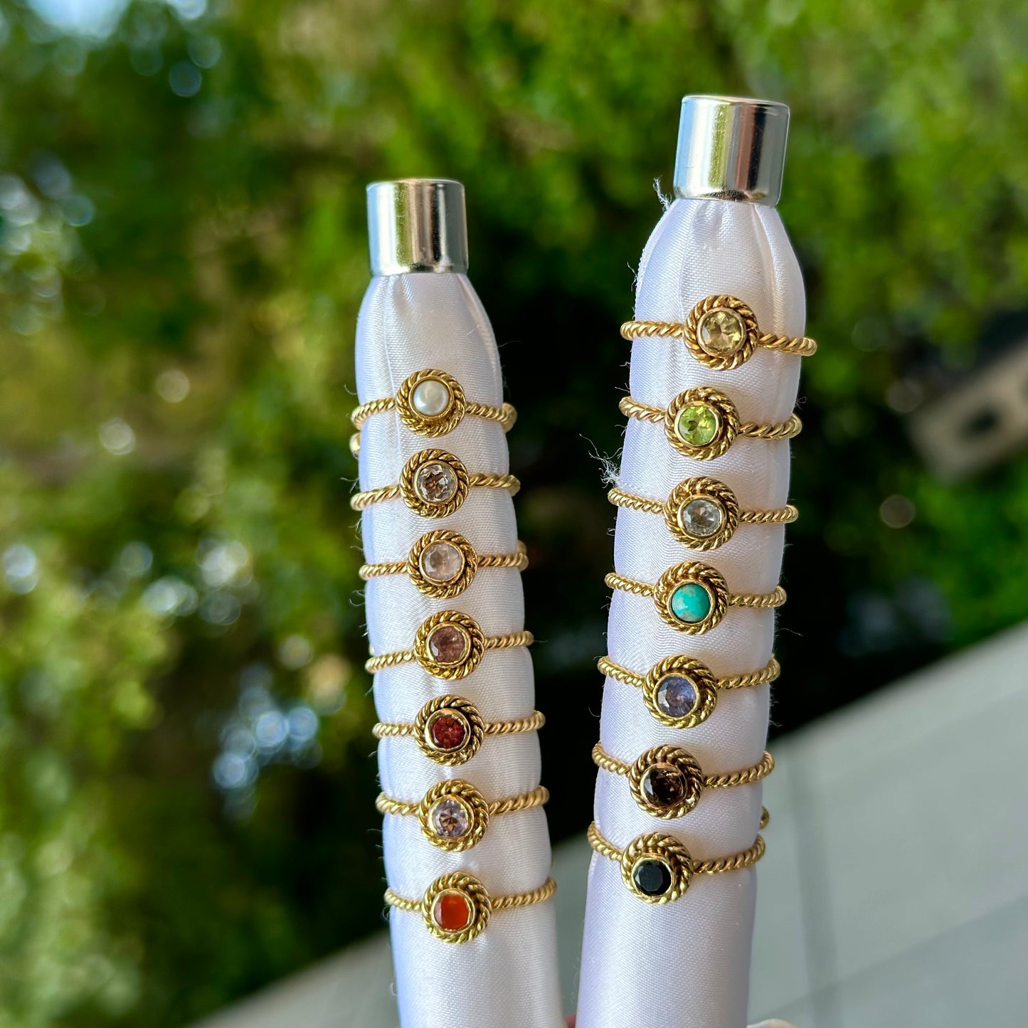 Brass petit ring〈twist 1〉