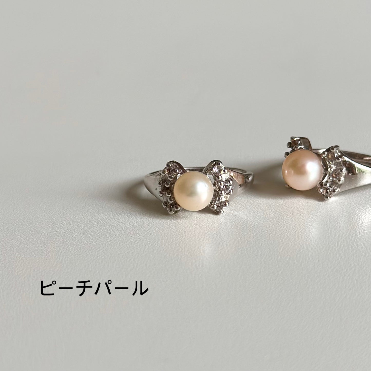 【poco】Pearl design ring 4