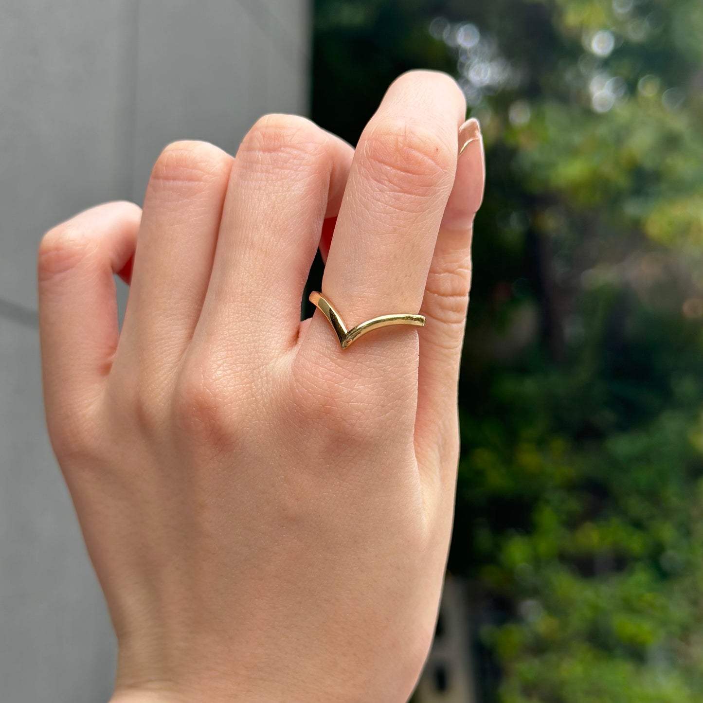 Brass plain ring 4