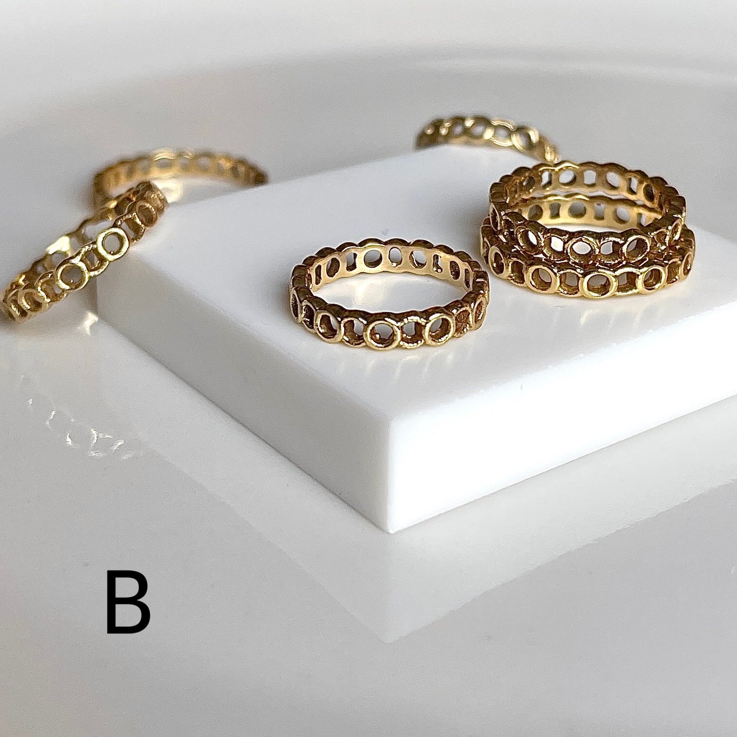 Brass plain ring 9