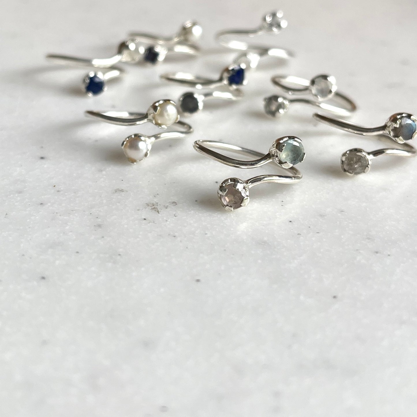 Silver925 2stone ring 2