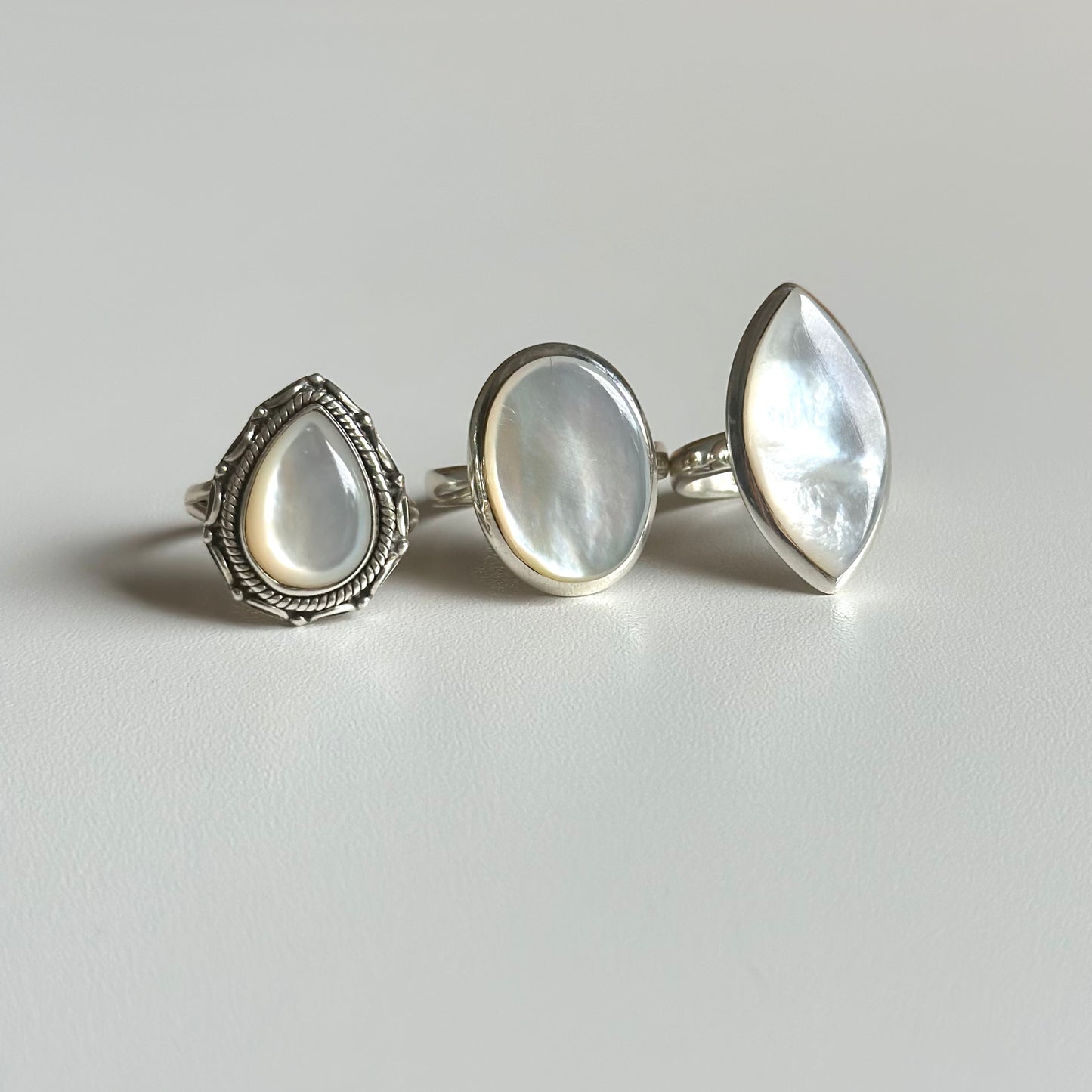 Shell design ring