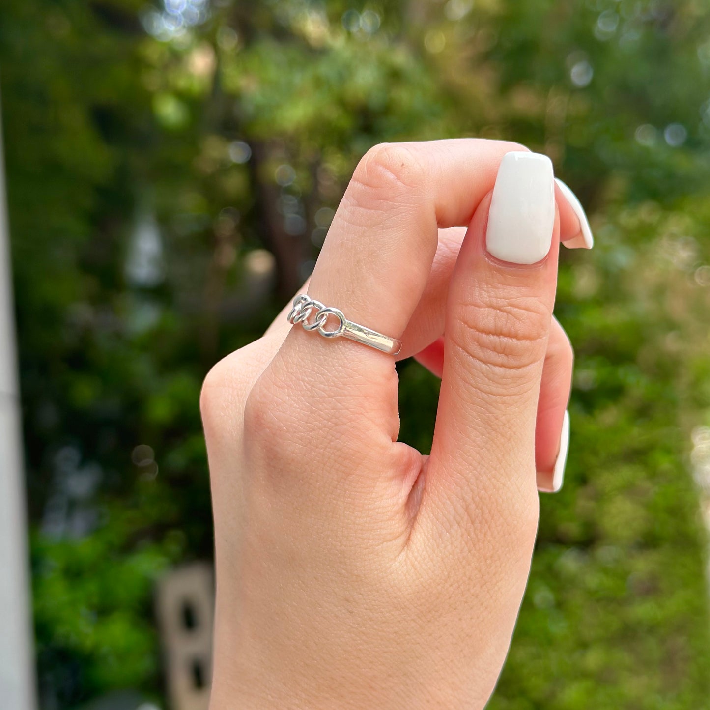 Silver925 plain ring 50