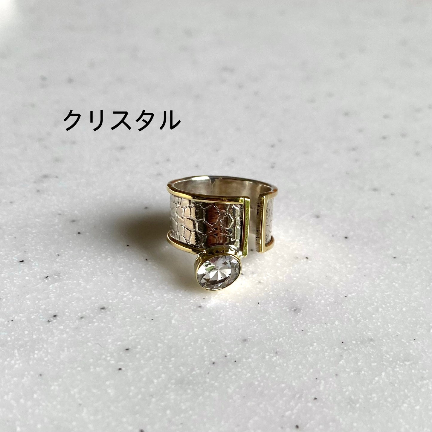 Silver925&Brass design ring