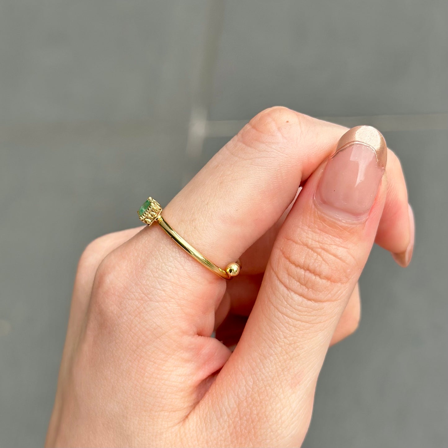 Brass petit ring 1