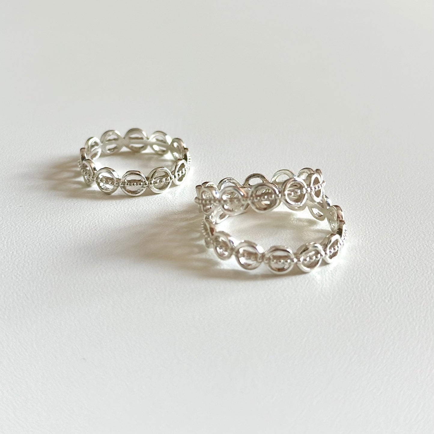 Silver925 plain ring 46