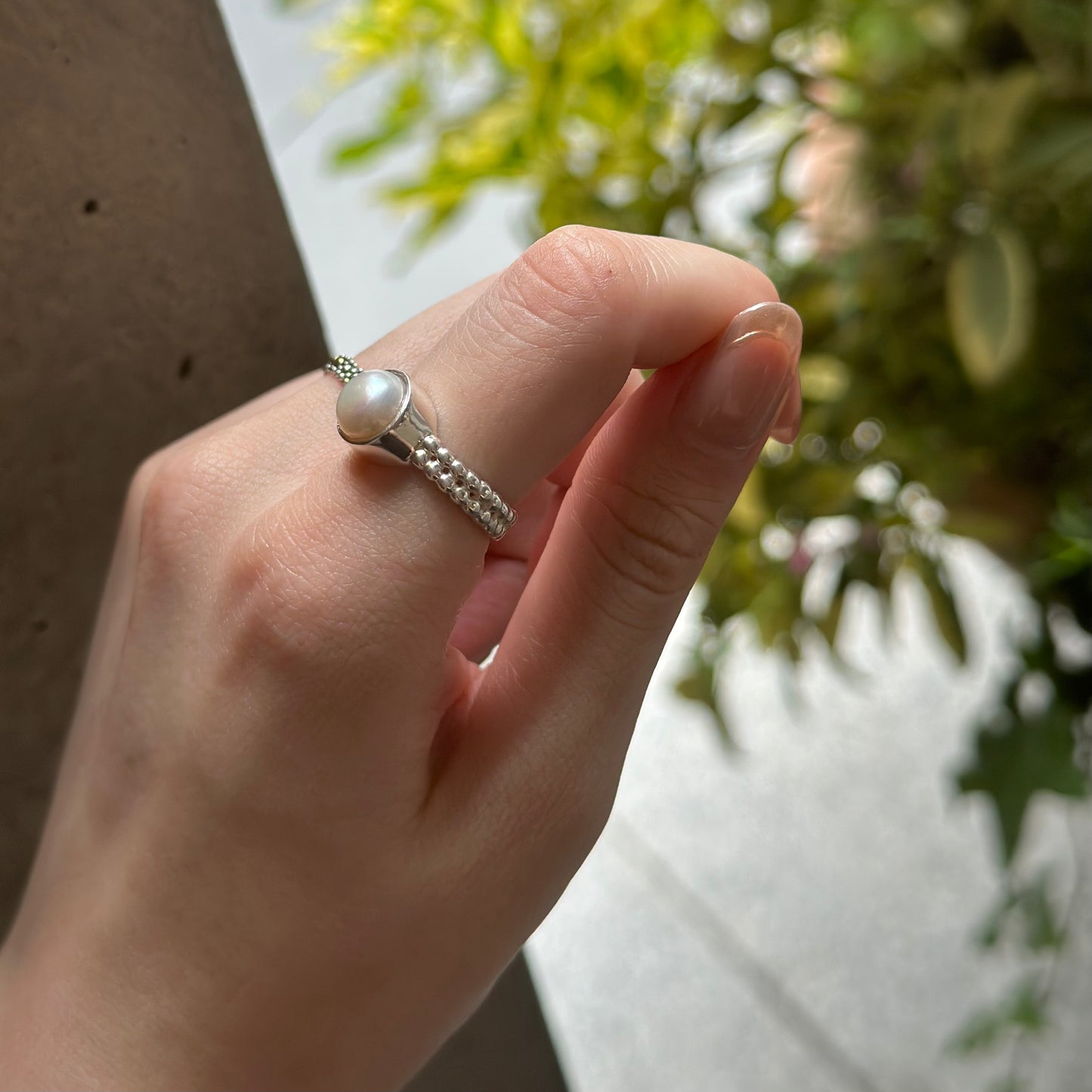 Pearl design ring 7