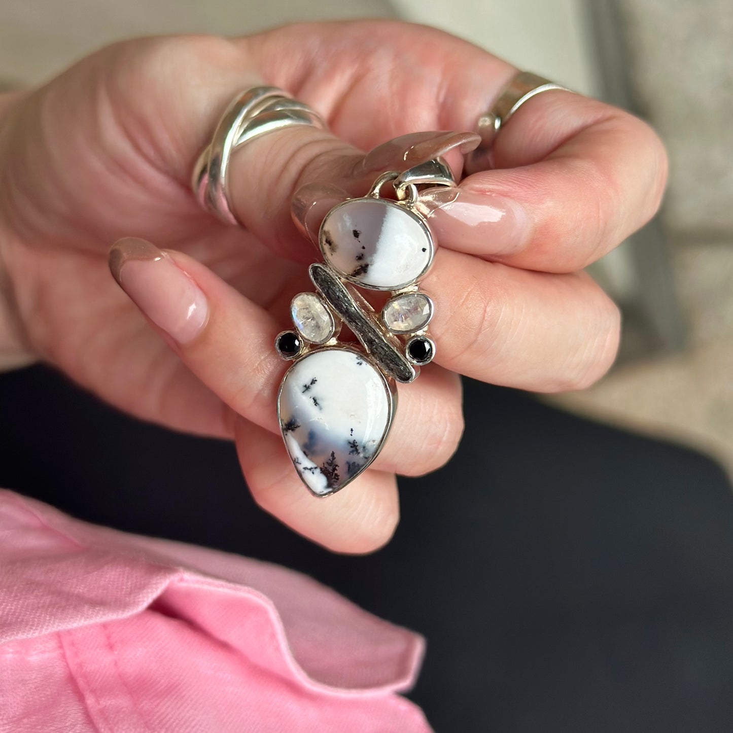Stone charm