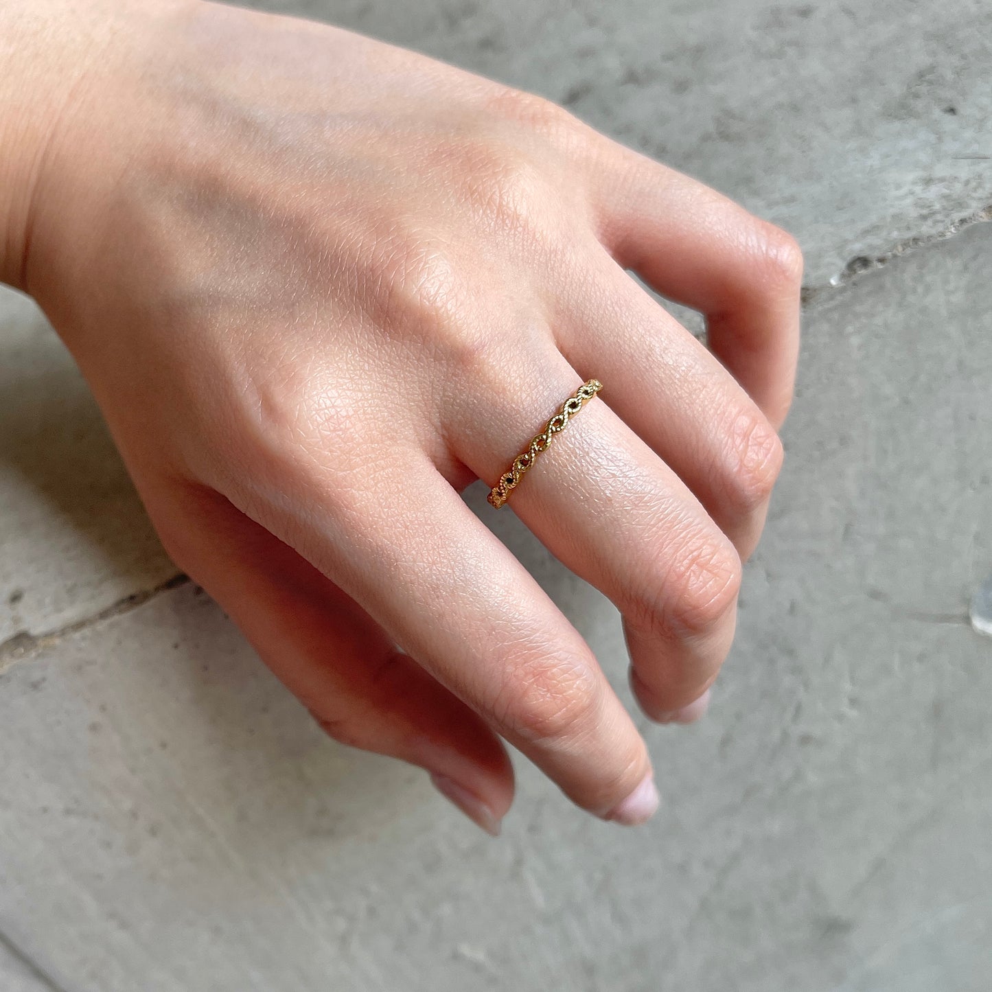 Brass plain ring 9