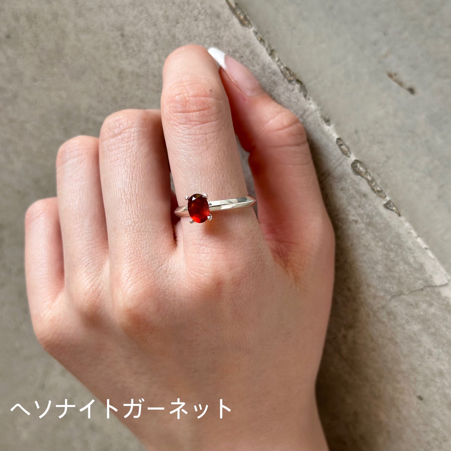 Silver925 tatezume ring