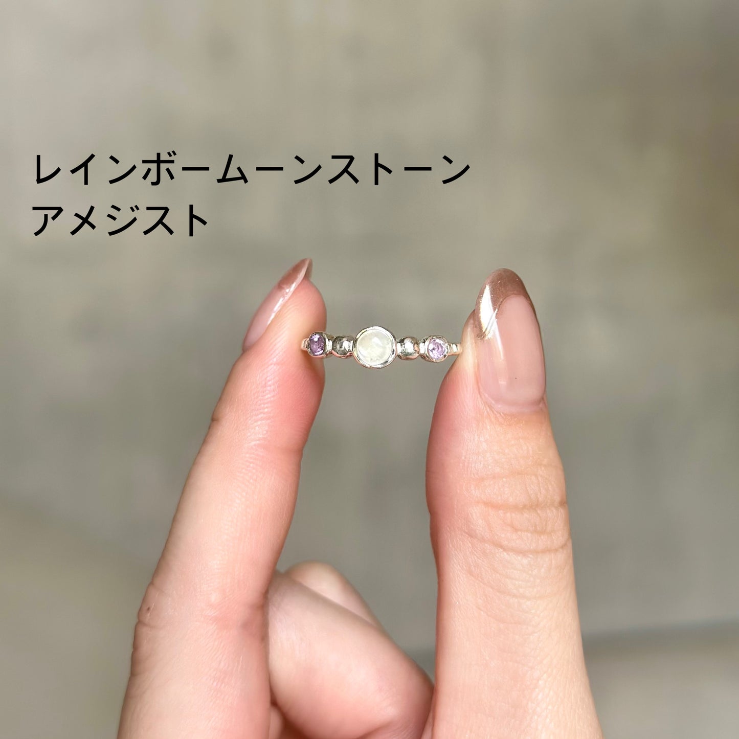 Silver925 3stone ring