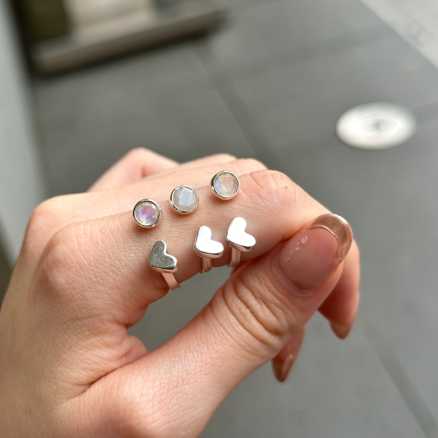 Heart fork ring