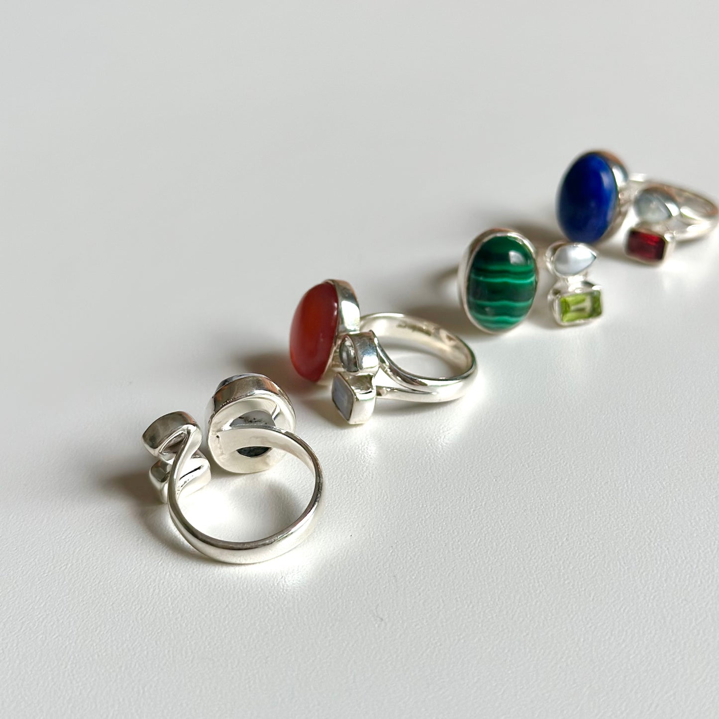 Silver925 3stone ring 2