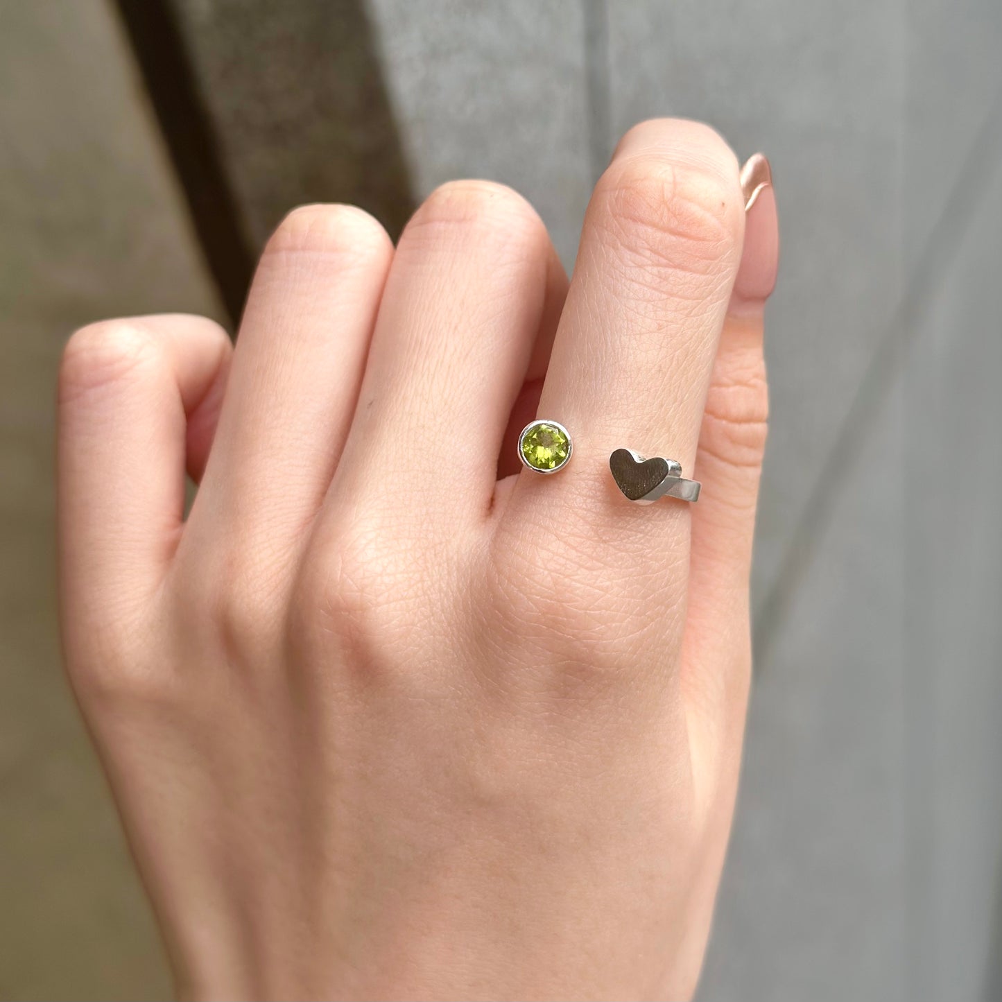Heart fork ring
