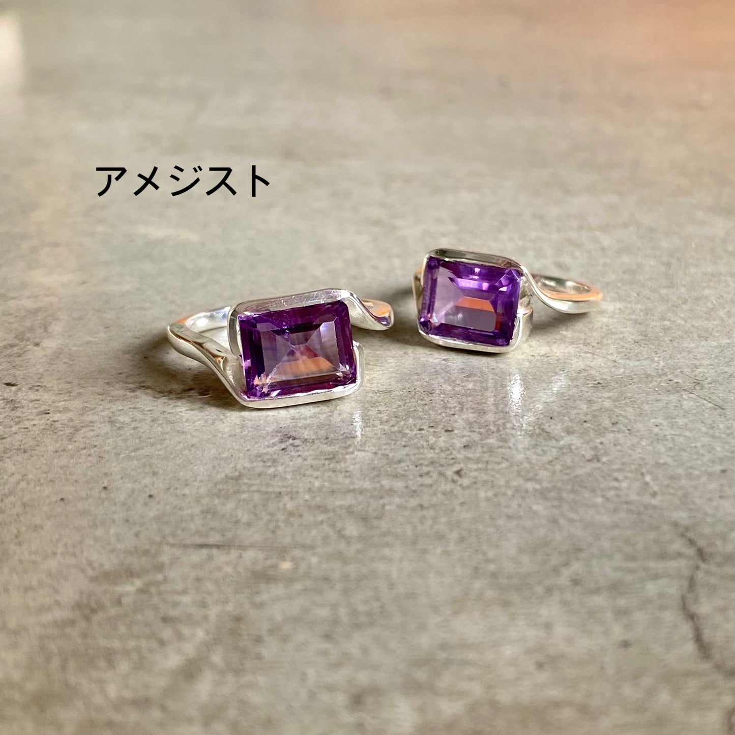 Silver925 square ring 2