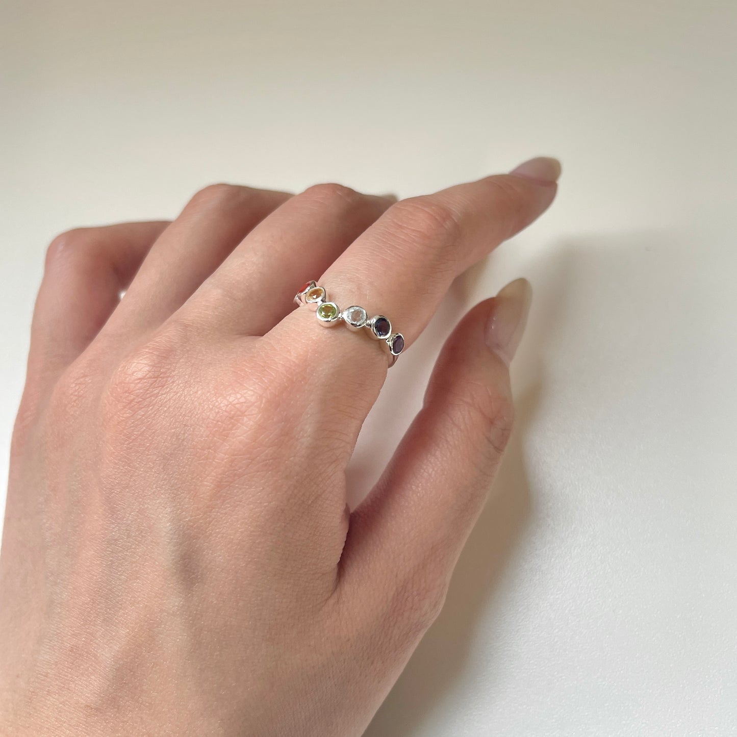 Silver925 7stone ring