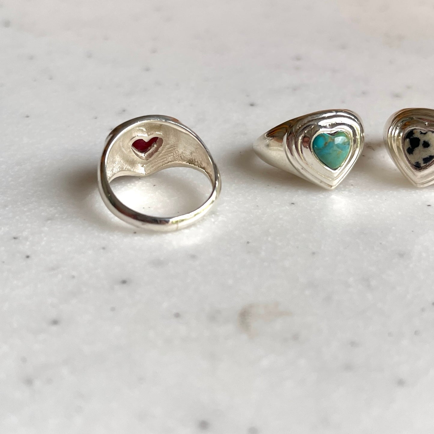Heart design ring 5