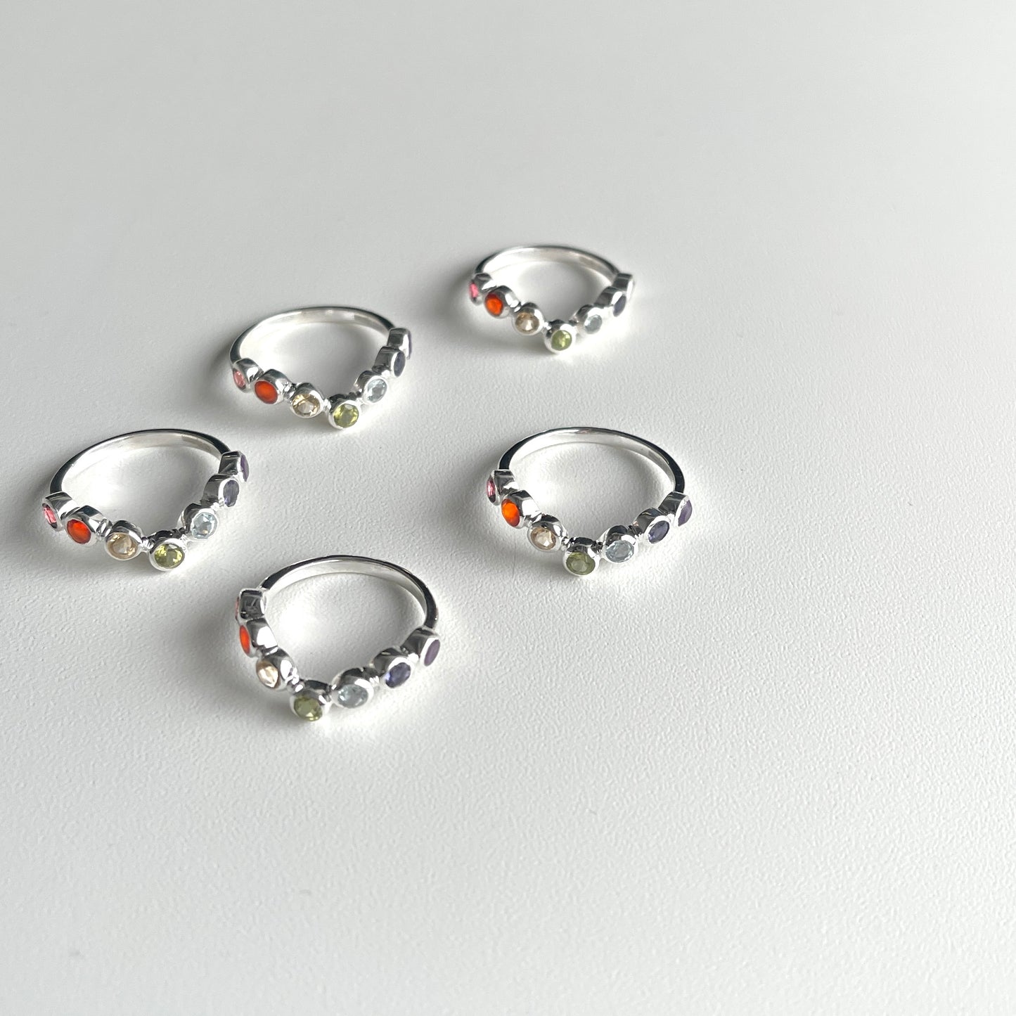 Silver925 7stone ring