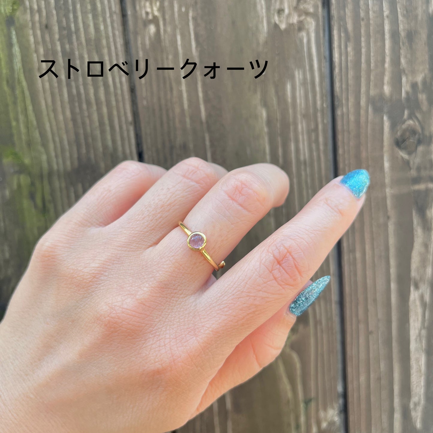 Brass petit ring〈circle〉