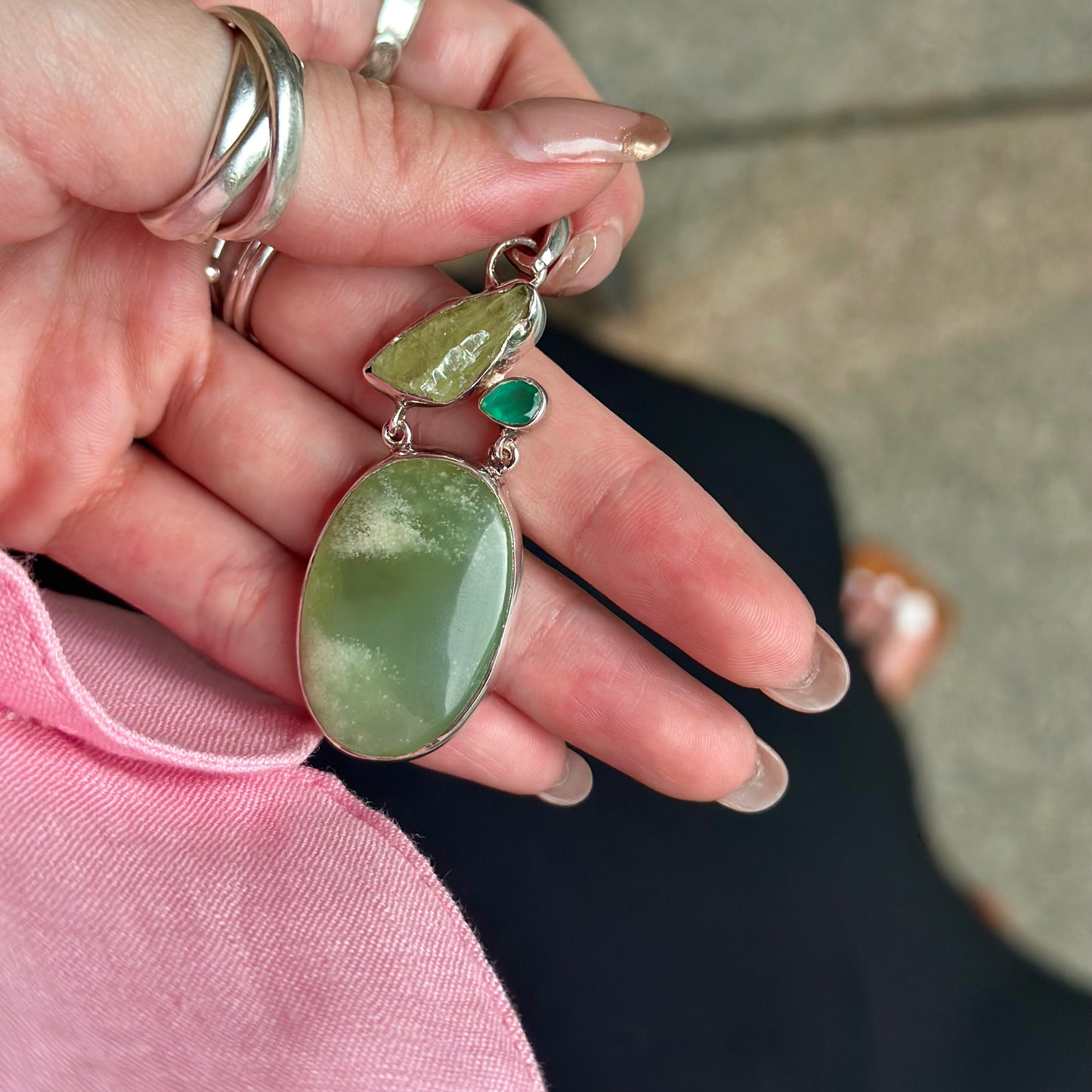 Stone charm